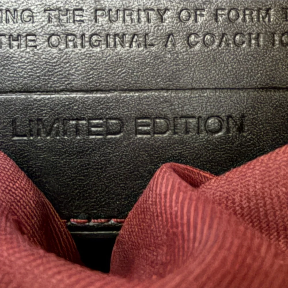 Coach Limited Edition 75th Anniversary 1941 Legacy Saddle Bag Black With DustBag
